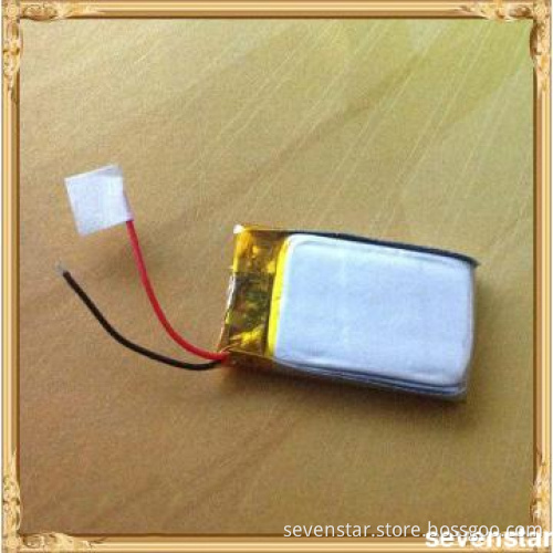 260mAhLi Polymer rechargeable battery